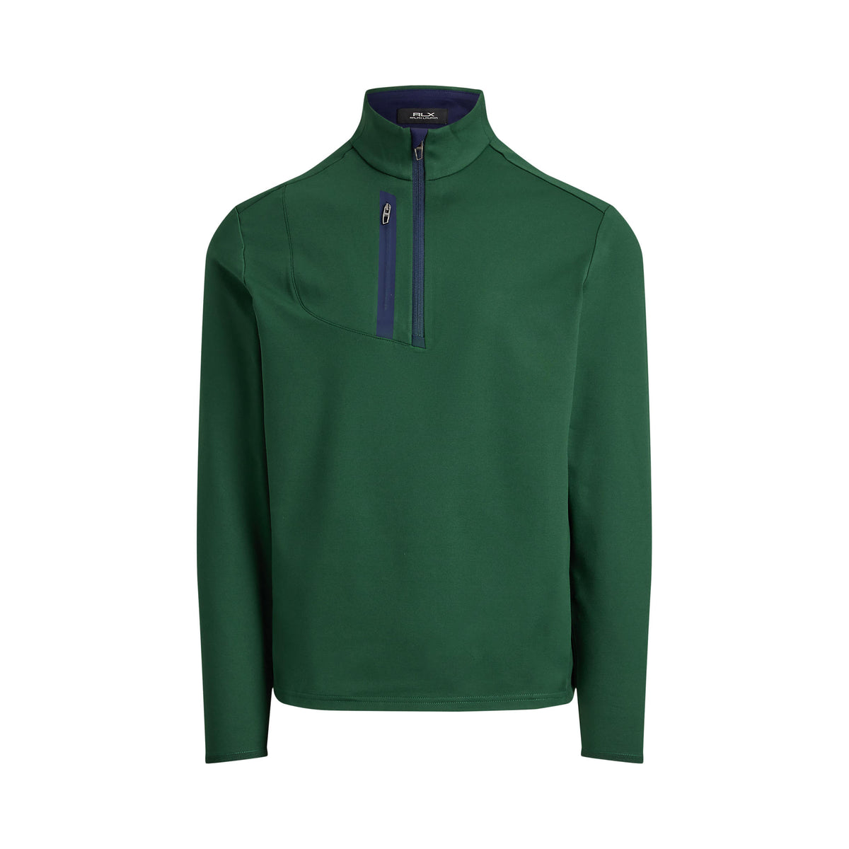 Rlx Ralph Lauren Lux Perf Halbzip Pullover - Vintage Pine