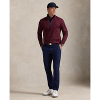 Rlx Ralph Lauren Lux Perf Halbzip Pullover - Rich Ruby