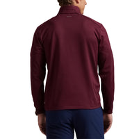 Rlx Ralph Lauren Lux Perf Halbzip Pullover - Rich Ruby