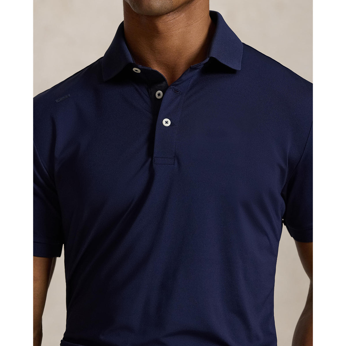 RLX Ralph Lauren Leichtes Luftstrom -Golfpolo -Hemd - raffinierte Marine