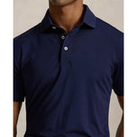 RLX Ralph Lauren Leichtes Luftstrom -Golfpolo -Hemd - raffinierte Marine