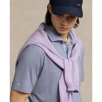 RLX Ralph Lauren bedrucktes leichter Luftstrom -Golfpolo -Hemd - 3D Diamond Garden Pink