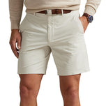 Rlx Ralph Lauren maßgeschneiderte Fit Dobby Golfshorts - Stone Pebble