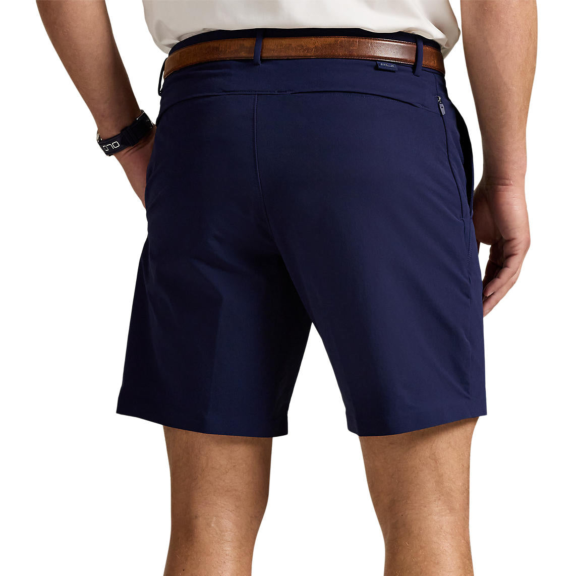 RLX Ralph Lauren maßgeschneiderte Fit Dobby Golf Shorts - Raffinierte Marine