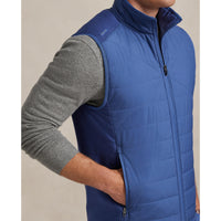 Rlx Ralph Lauren Performance Wolle Full Reißverschluss Golfweste - Old Royal