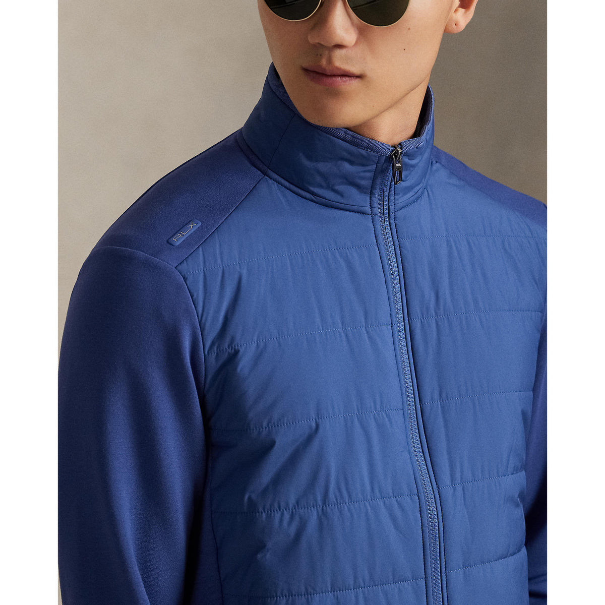 Rlx Ralph Lauren Performance coole Wolle Full Reißverschluss Golfweste - Old Royal