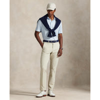 RLX Ralph Lauren Printed Lightweight Airflow Golf Polo Shirt - Office Blue Boogey Texture