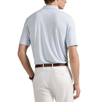 RLX Ralph Lauren Printed Lightweight Airflow Golf Polo Shirt - Office Blue Square Key