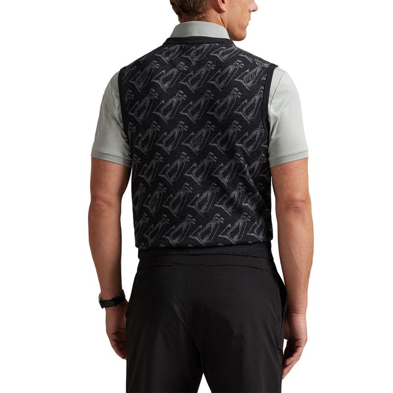 Rlx Ralph Lauren Merino Coolmax Golf Pullover - Grau Multi