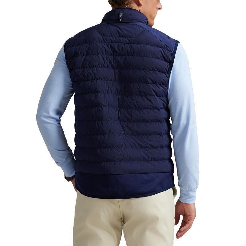 Rlx Ralph Lauren Kinetischer Spacer Full Reißverschluss Golfweste - Peak Grey/Stone Pebble (Kopie)