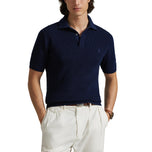 RLX Ralph Lauren Cotton Coolmax Knitted Golf Polo Shirt - Refined Navy