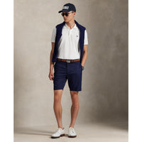 RLX Polo Performance Ralph Lauren Performance Stretch Mesh Golf Polo -Hemd - Keramik Weiß