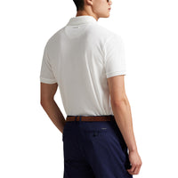 RLX Polo Performance Ralph Lauren Performance Stretch Mesh Golf Polo -Hemd - Keramik Weiß