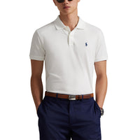 RLX Polo Performance Ralph Lauren Performance Stretch Mesh Golf Polo -Hemd - Keramik Weiß