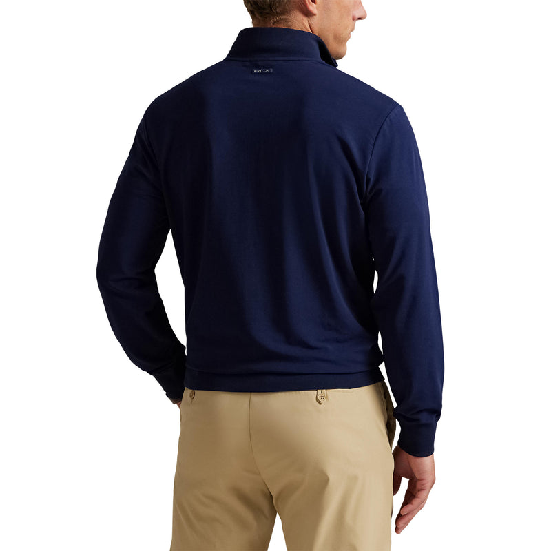 Polo Performance Ralph Lauren Fine Gauge Terry Halbzip - Französische Marine