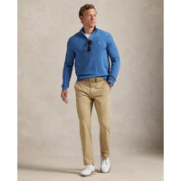Rlx Ralph Lauren Baumwollmischung 1/4 Zip Golf Pullover - Tide Pool Blue Heather
