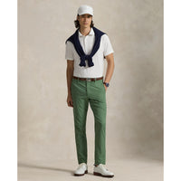 Rlx Ralph Lauren maßgeschneidert Fit Leichtes Luftstrom -Golfpolo -Hemd - Keramik weiß