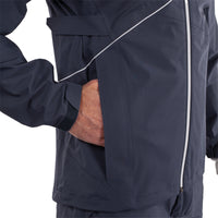 Galvin Green Ames wasserdichte Golfjacke - Marine/Weiß
