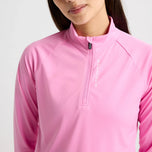 Rohnisch Frauen addy Long Sleeve Golf Shirt - Fuchsia Pink