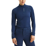 Rohnisch Frauen addy Long Sleeve Golf Shirt - Marine