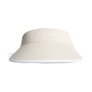 J.Lindeberg Women's Alba Big Golf Visor - Moonbeam