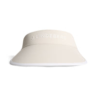J. Lindeberg Women's Alba Big Golf Visor - Moonbeam