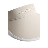 J. Lindeberg Women's Alba Big Golf Visor - Moonbeam