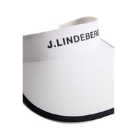 J. Lindeberg Women's Alba Big Golf Visor - Weiß
