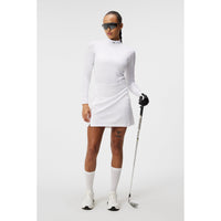 J.Lindeberg Women's Amelie Mid Golf Rock - Weiß