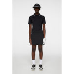 J.Lindeberg Women's Amelie Mid Golf Rock - Schwarz