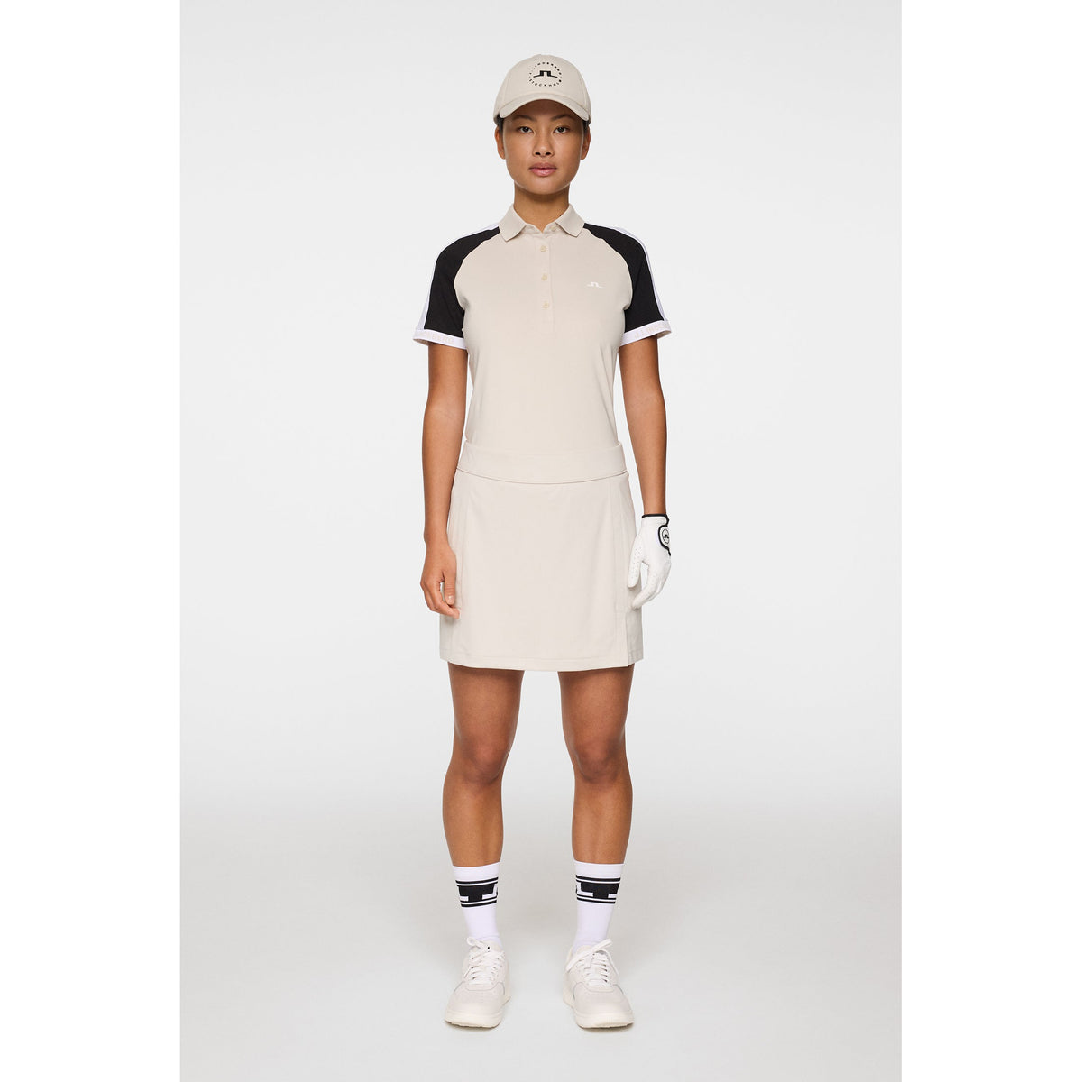 J. Lindeberg Women's Amelie Mid Golf Rock - Moonbeam