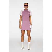 J.Lindeberg Women's Amelie Mid Golf Rock - sehr Traube