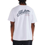 Malbon Bermuda Maxwell Golf Tee – Weiß