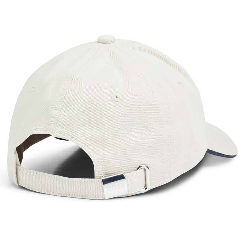 Boss Cotton -Zwilling kühne Golfkappe - natürlich