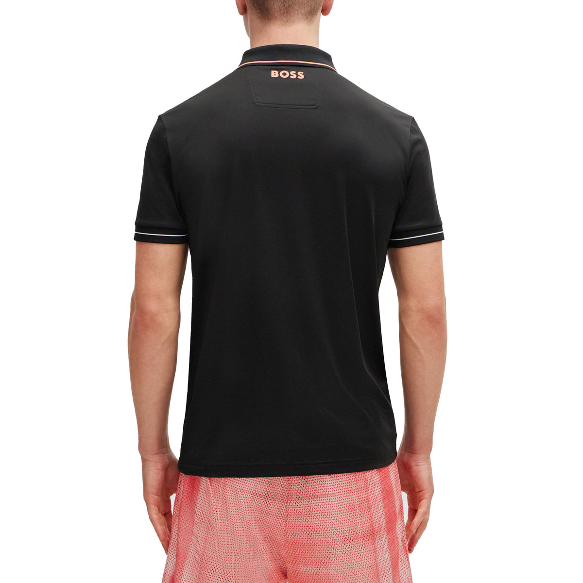 Boss Paul Pro Slim Fit Golf Shirt - Schwarz
