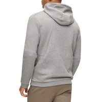 Boss Saggy 2 Full Reißverschluss Grid Hoodie - Licht/Pastellgrau