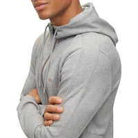 Boss Saggy 2 Full Reißverschluss Grid Hoodie - Licht/Pastellgrau