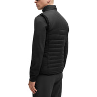 BOSS Thor Water Repellent Padded Golf Vest - Black