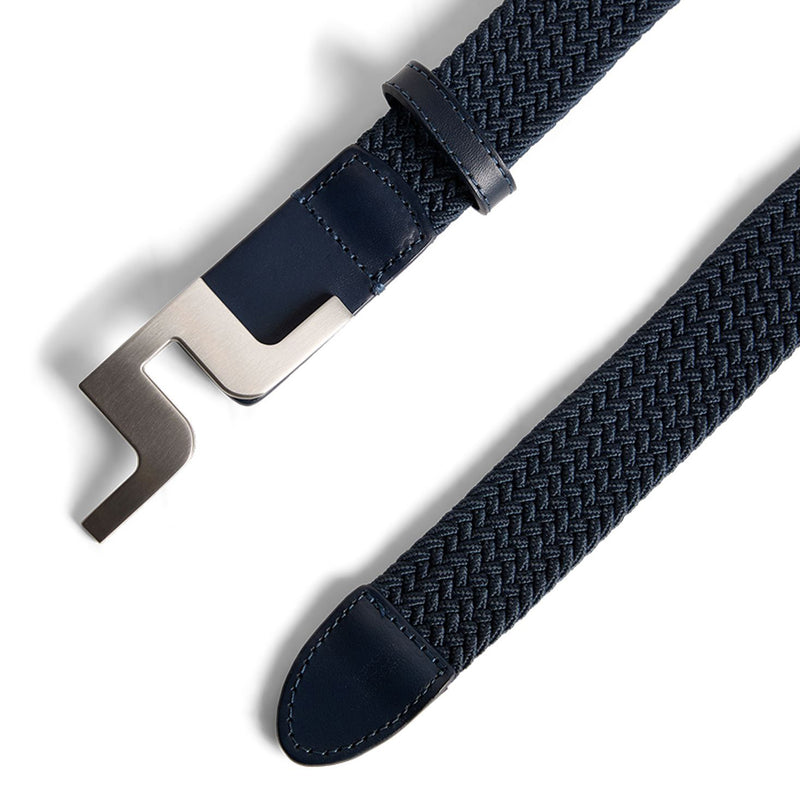 J. Lindeberg Berry Elastic Golf Belt - JL Navy