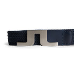 J. Lindeberg Berry Elastic Golf Belt - JL Navy