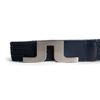 J. Lindeberg Berry Elastic Golf Belt - JL Navy