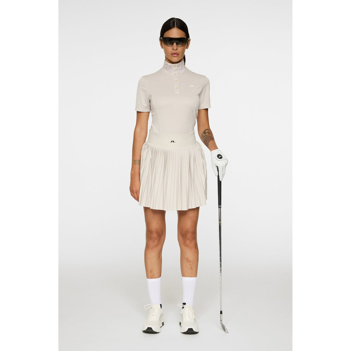J. Lindeberg Women's Binx Golfrock - Moonbeam