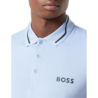 Boss Paddytech Golf Polo Shirt - Blau geöffnet