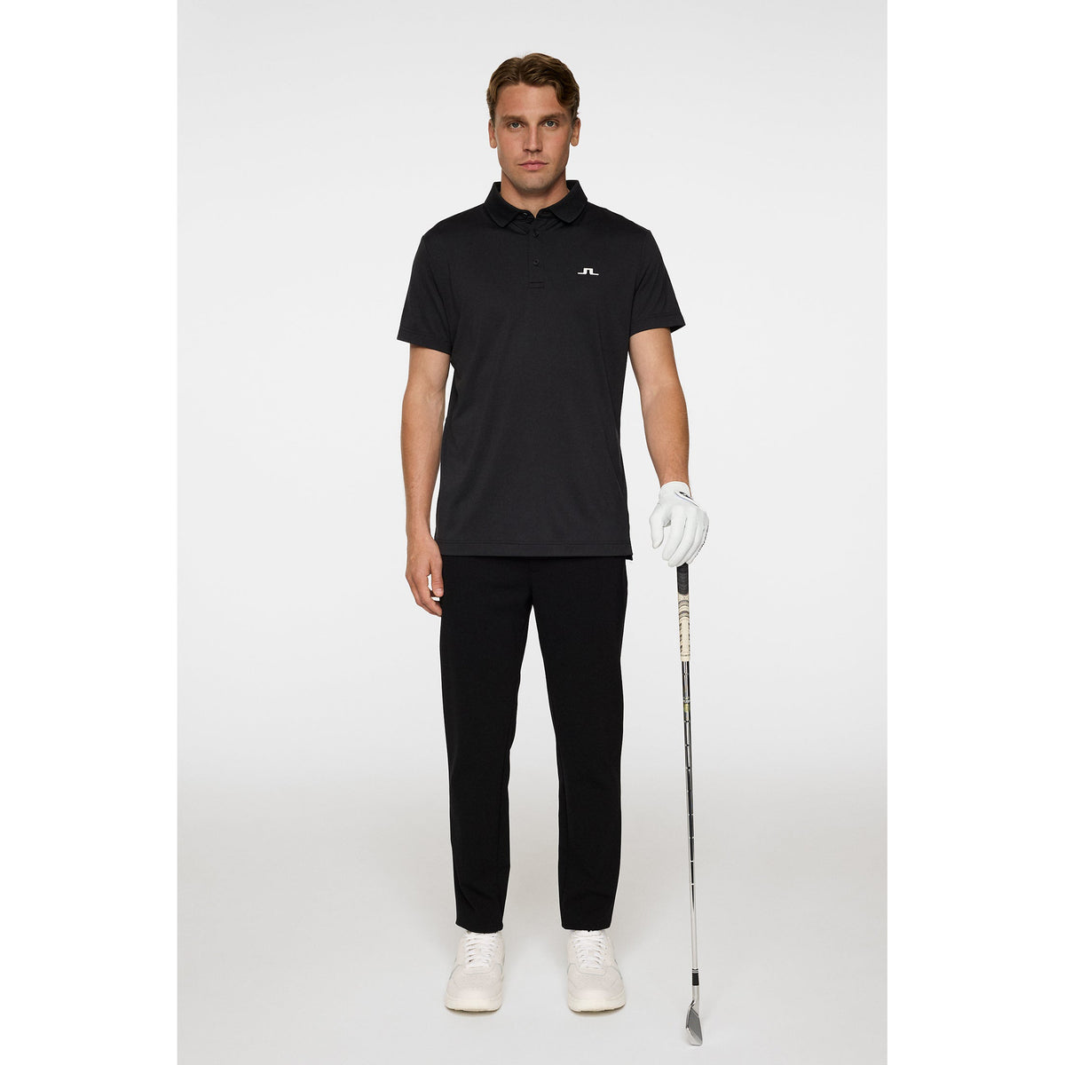 J. Lindeberg Bridge Golf Polo Shirt - Schwarz