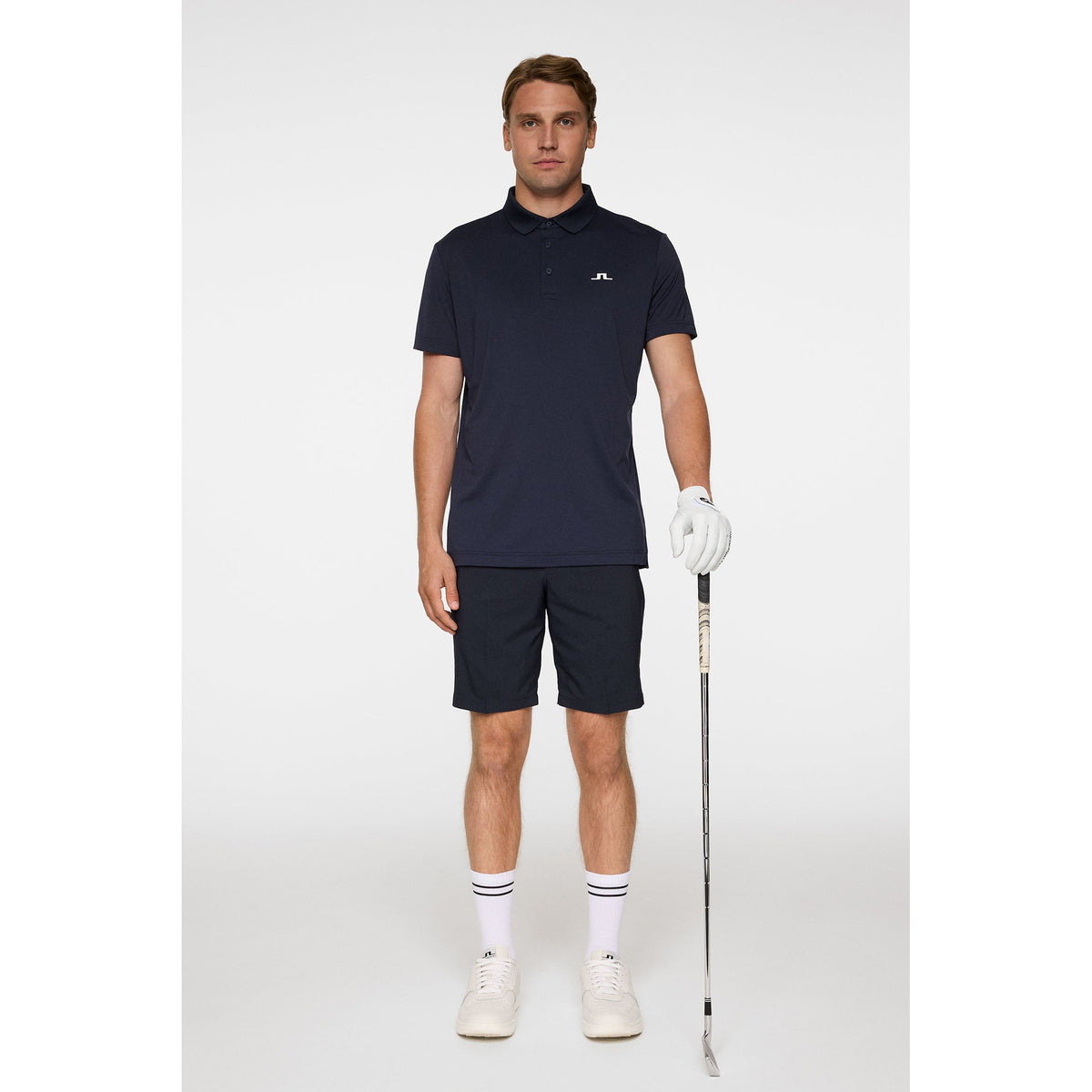 J. Lindeberg Bridge Golf Polo Shirt - JL Navy