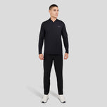 Castore Soft Shell Tech Mesh Golf 1/4 ZIP - Schwarz