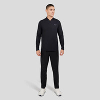 Castore Soft Shell Tech Mesh Golf 1/4 ZIP - Schwarz