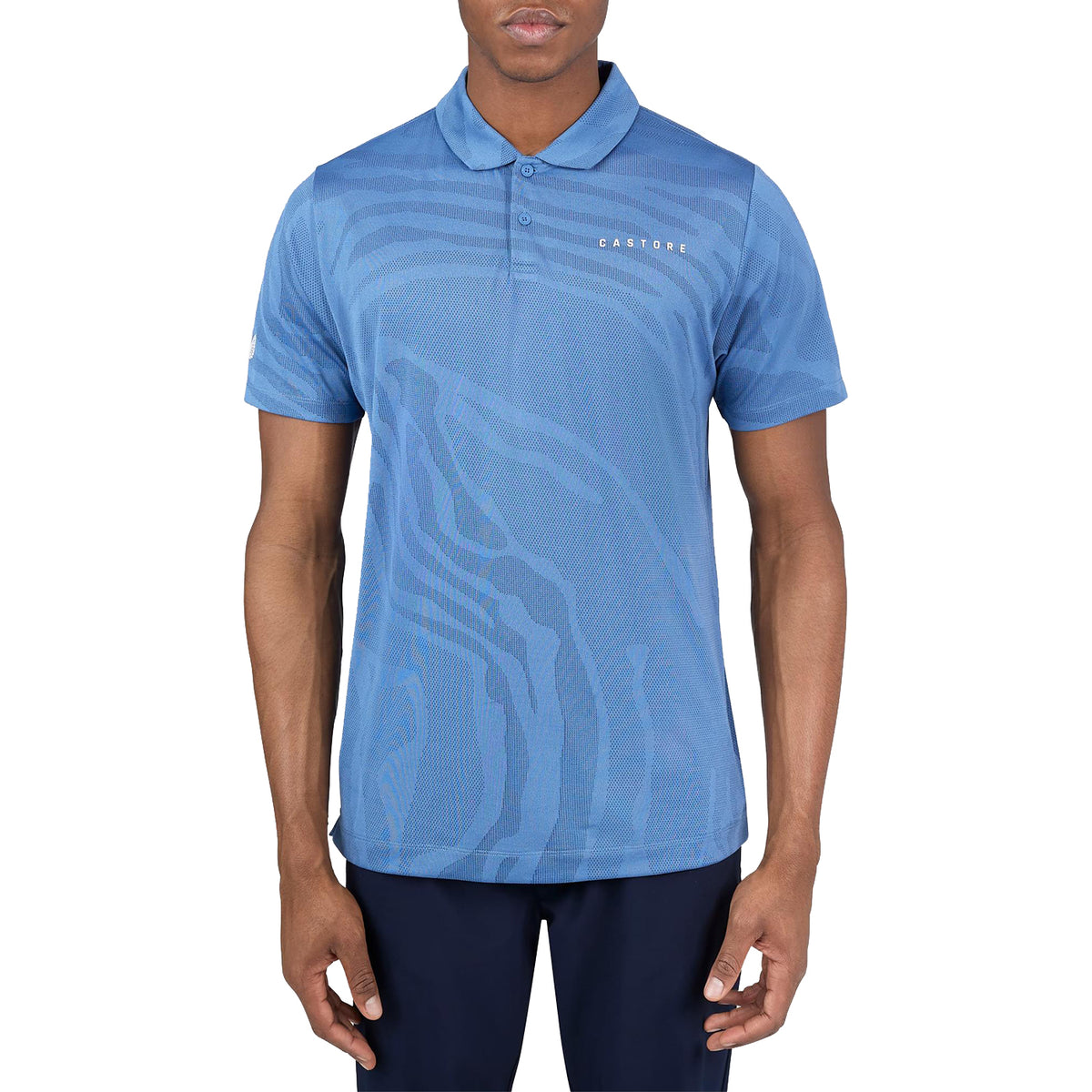 Castore Engineered Strick Golf Poloshirt - Horizont