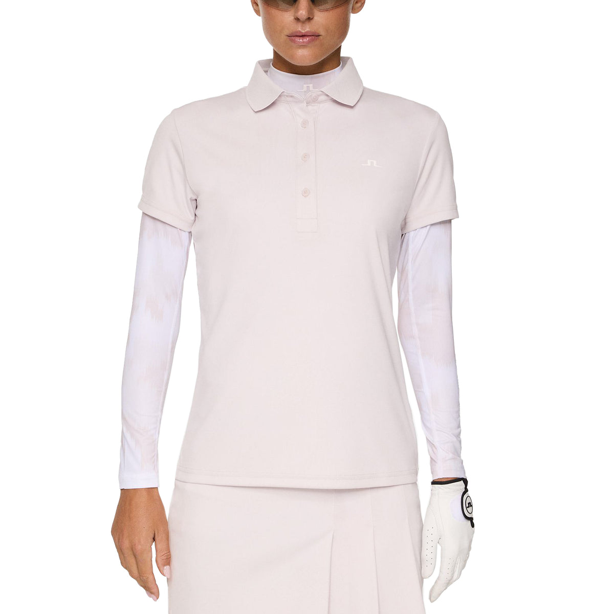 J.Lindeberg Women's Cassie Golf Polo -Hemd - grauer Lila