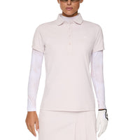 J.Lindeberg Women's Cassie Golf Polo -Hemd - grauer Lila